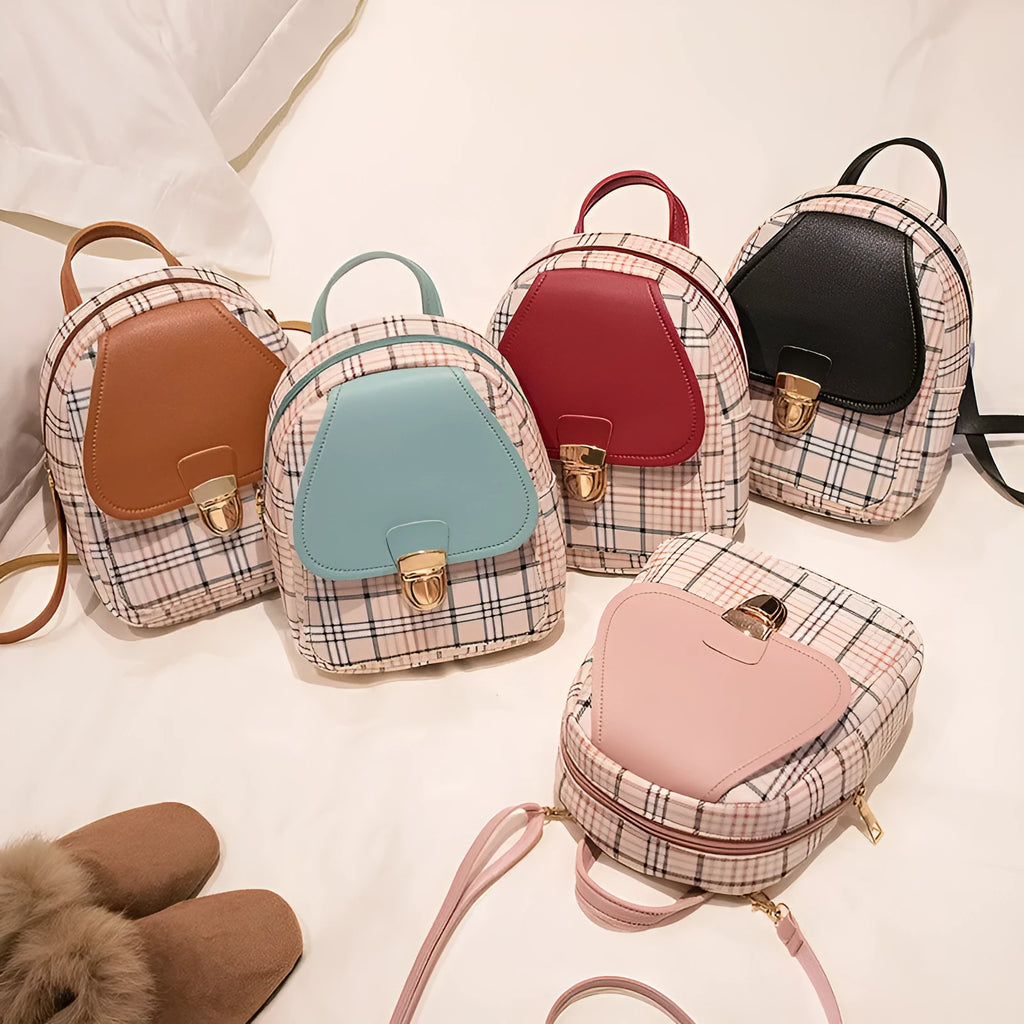 One shoulder diagonal phone bag in PU fabric available in black, blue, brown, pink or red