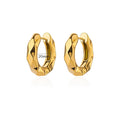 Women's geometric butterfly earrings with diamond treatment in copper with heart and star shapes