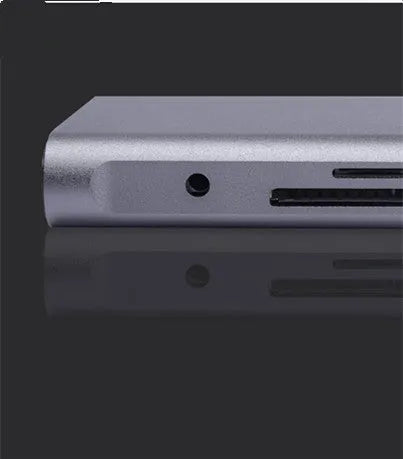10-in-1 USB-C docking hub power bank compatible with Apple MacBook and iPhone