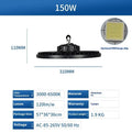 Waterproof UFO-shaped pendant lamp for industrial workshop lighting, 100W-200W, 24000lm, white light