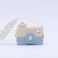 Wooden camera toy for kids over 3 in seven colours with pivotable round part