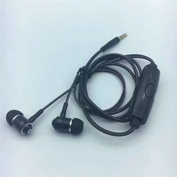 Blue, green, and pink LED earphones with glowing cables next to a smartphone, showcasing their music-reactive light feature.