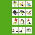 DIY puzzle assembling plastic building blocks in 6, 9 or 12-piece sets for children aged 7-14