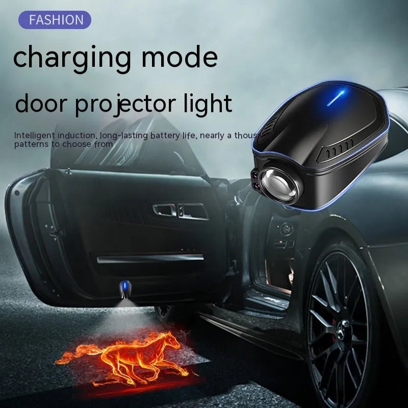 F2 car ambient laser light projector in Bright Black finish for general vehicle models