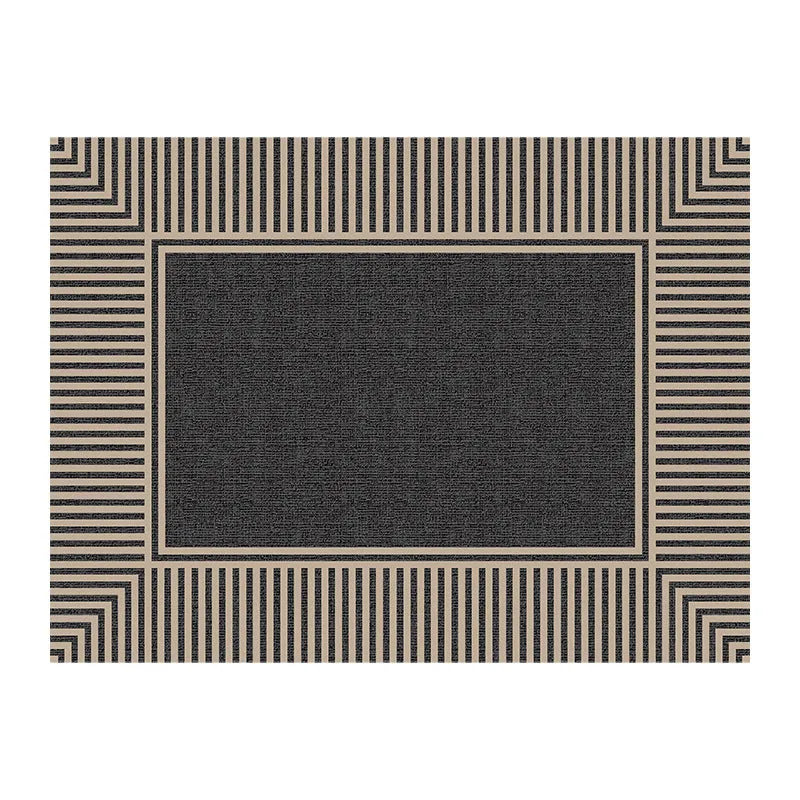 Polyester entrance door mat with geometric pattern and non-slip backing, available in multiple sizes and colours