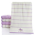 Pure cotton 32 strand embroidered face washing towel 34x74cm soft fabric fast water absorption