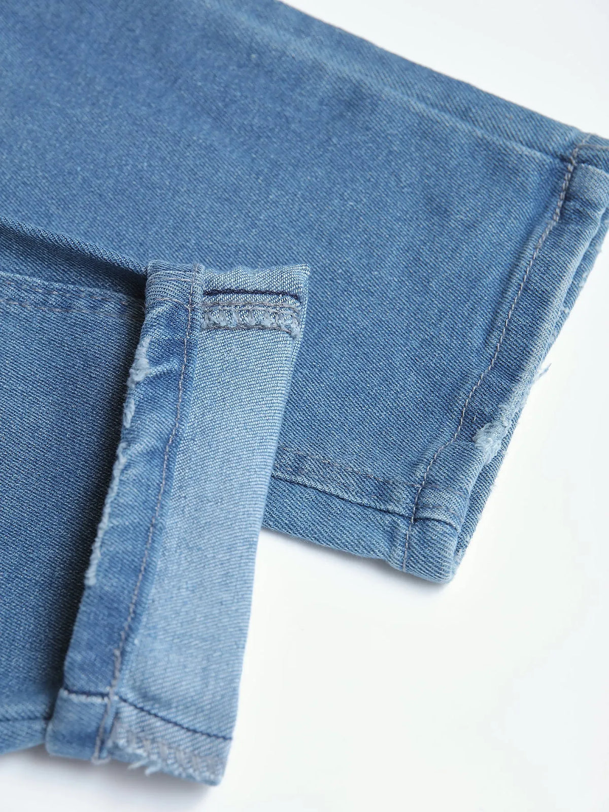 Men's blue cotton denim skinny jeans with medium elasticity, available in sizes S to XXL.