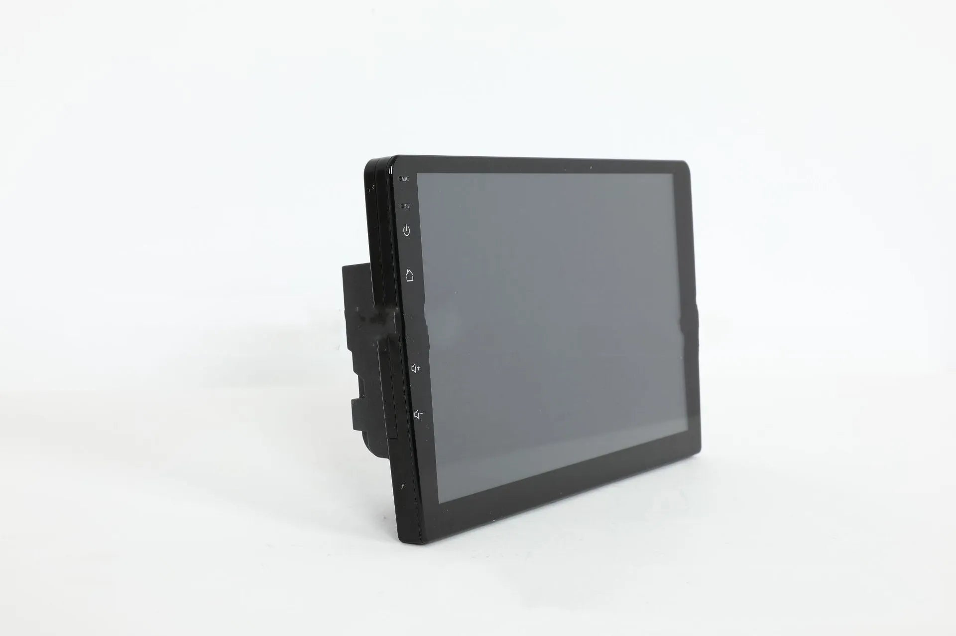 10.1 inch Android universal car head unit with trapezoidal panel and touchscreen display