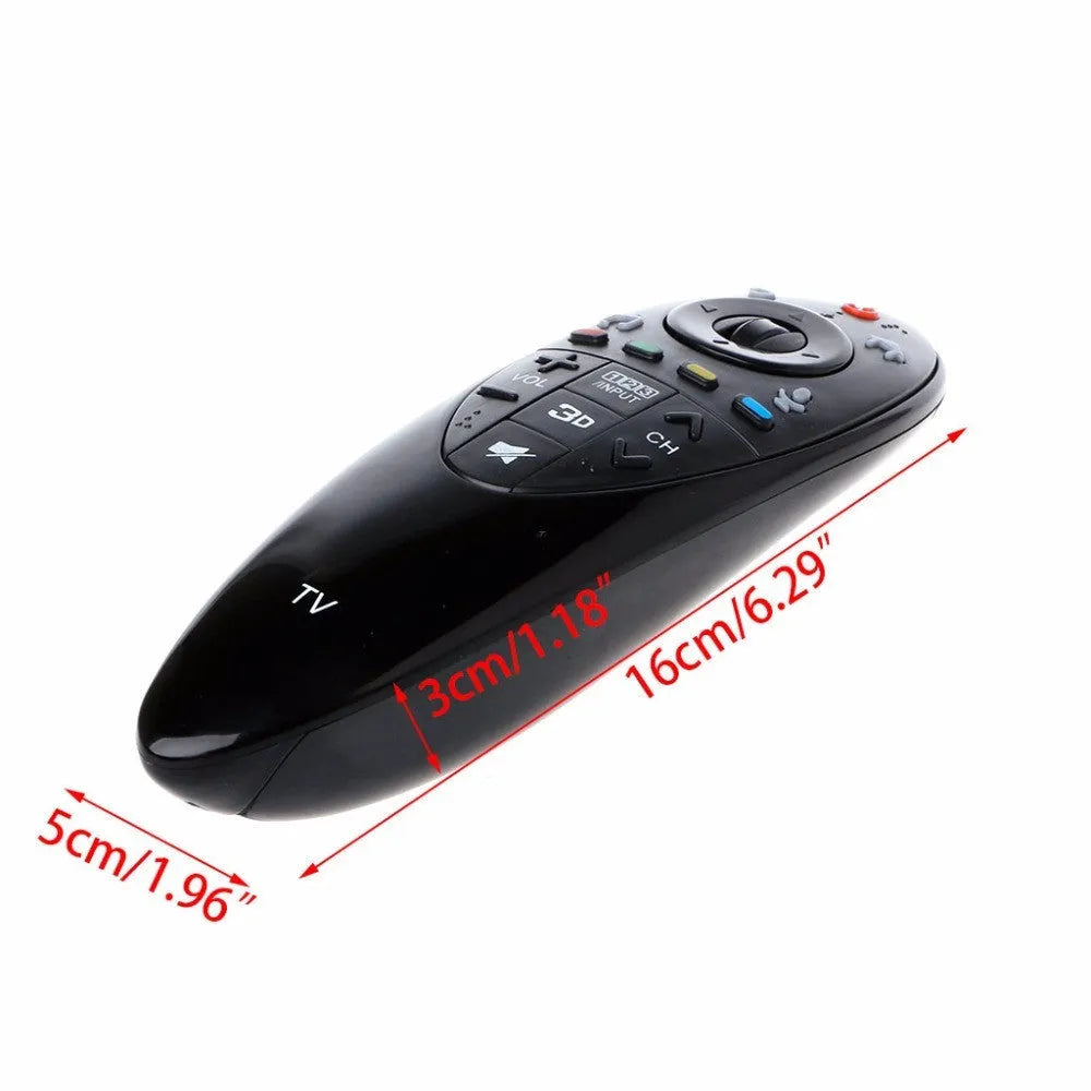 Black universal remote control replacement for LG AN-MR500G and AN-MR500 Smart TVs