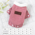 Lambswool grey padded dog vest with fleece lining for winter warmth.
