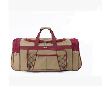 Oxford cloth shoulder bag in black with soft handle and shoulder strap, capacity 56-75 litres