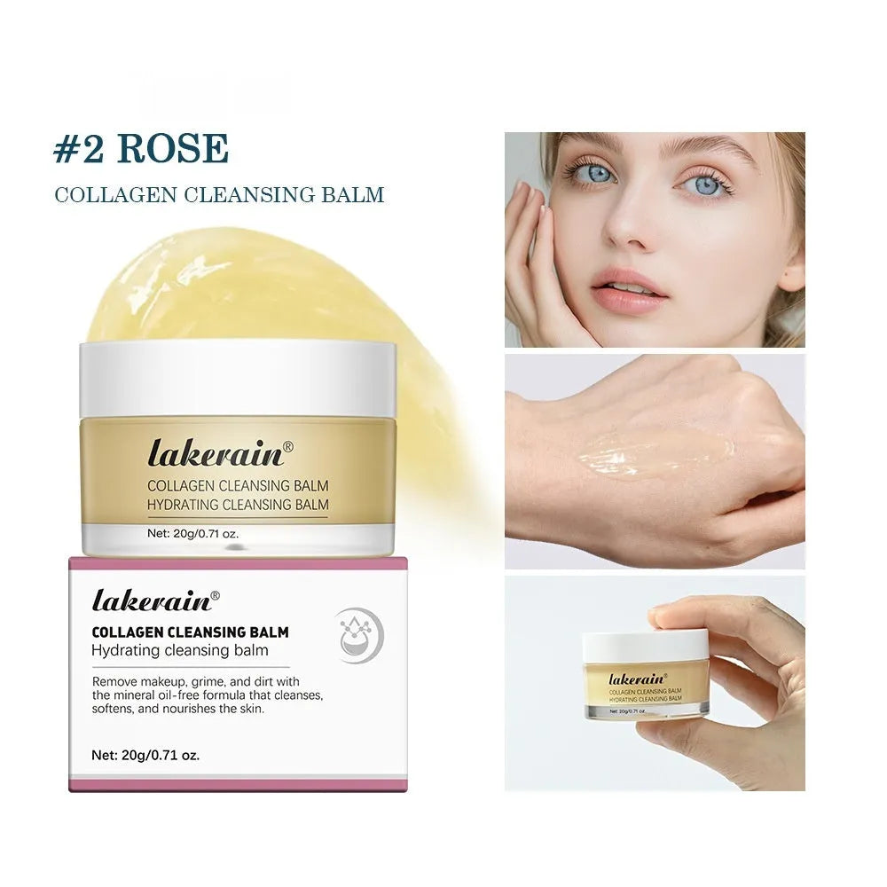 Makeup remover cleansing cream jar in choice of rose, original or fragrance-free scents 20g