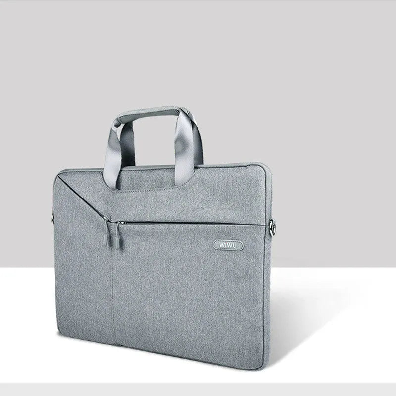 Business laptop bag handbag in polyester with soft handle for 11.6-15.6 inch notebooks and tablets