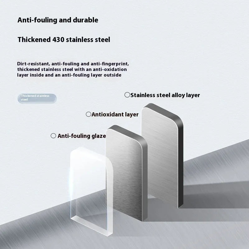 Stainless steel square inductive smart trash can with sensor lid and large capacity.