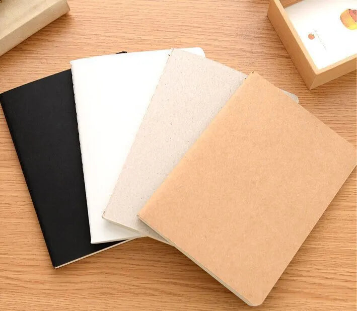 Retro plain graffiti sketchbook in grey with lay-flat binding and 80g paper pages.