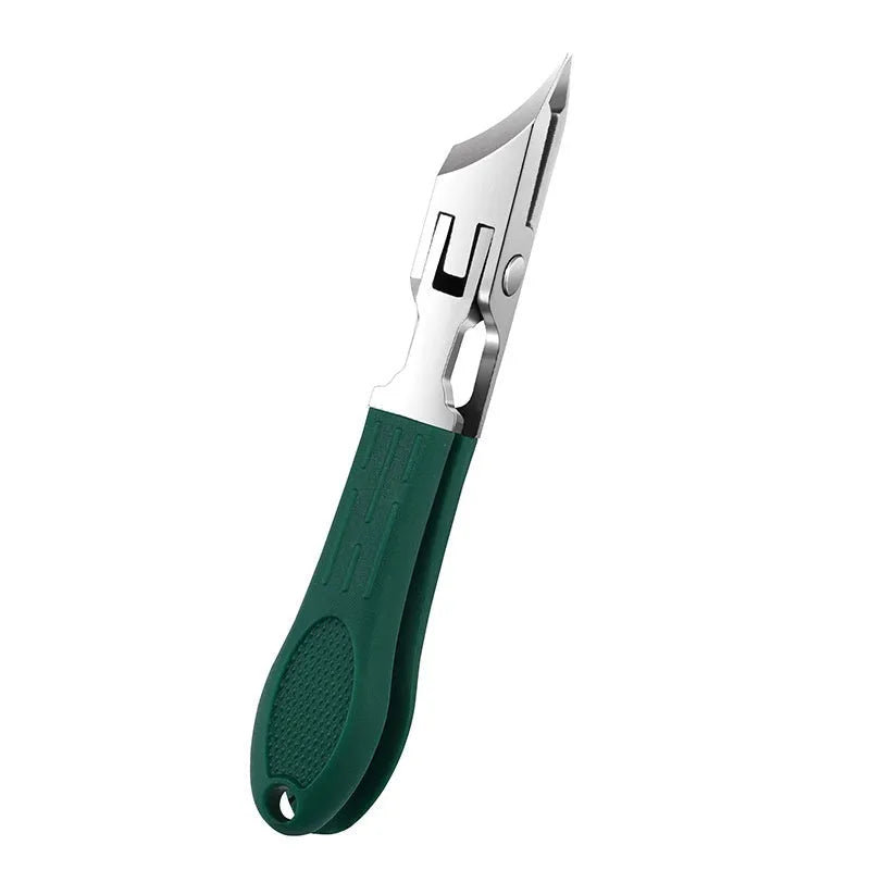 Anti-splash portable household fingernail maintenance kit with stainless steel tools in multiple colours