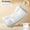 Children's dual-sided antibacterial partition neck pillow with silk floss filler for ages 1-6