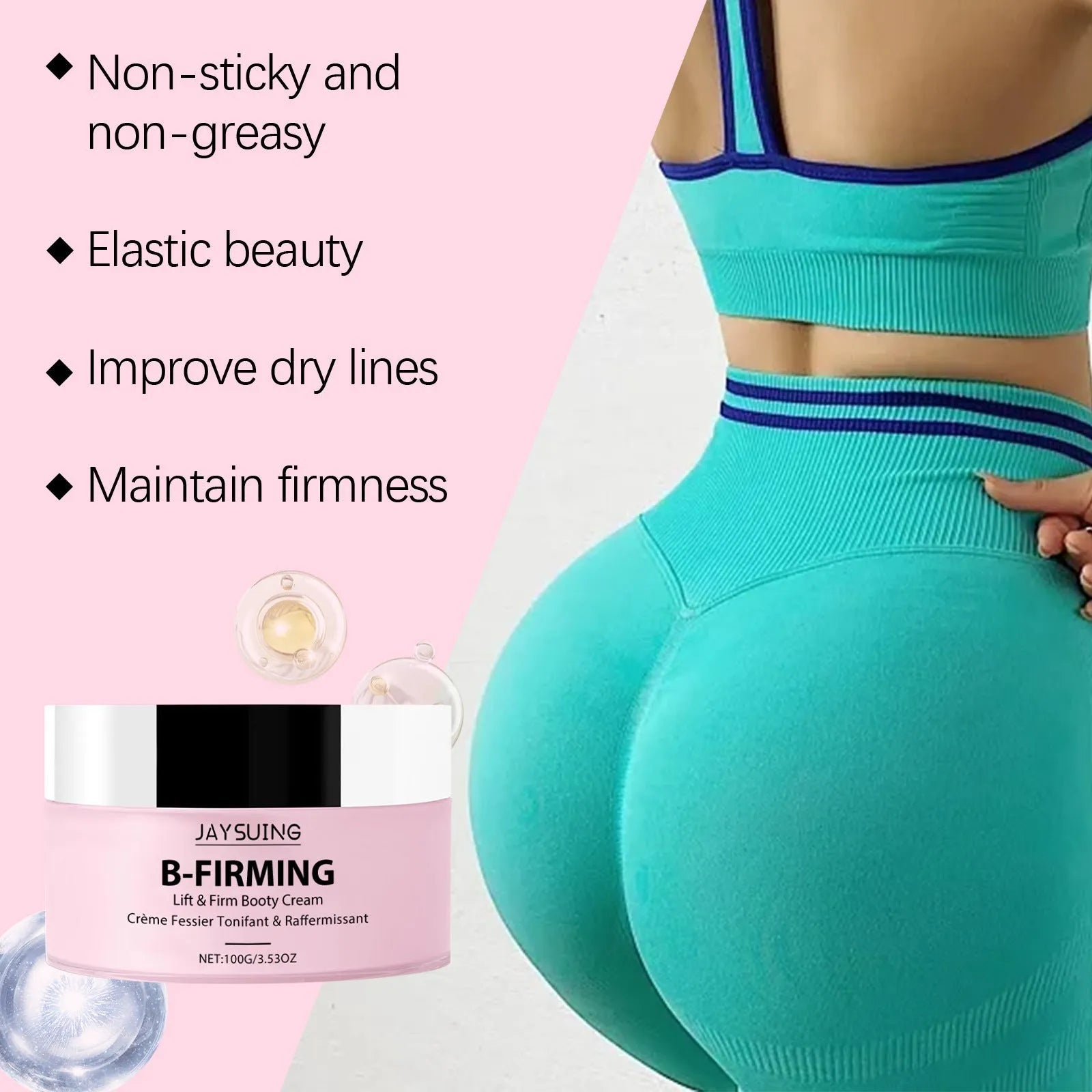 100g tube of hip and neck moisturising cream with hyaluronic acid and vitamin E