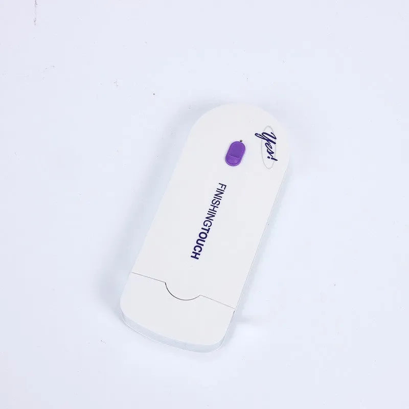 Electric hair removal instrument with foil head, rechargeable, for women's painless facial and body hair removal