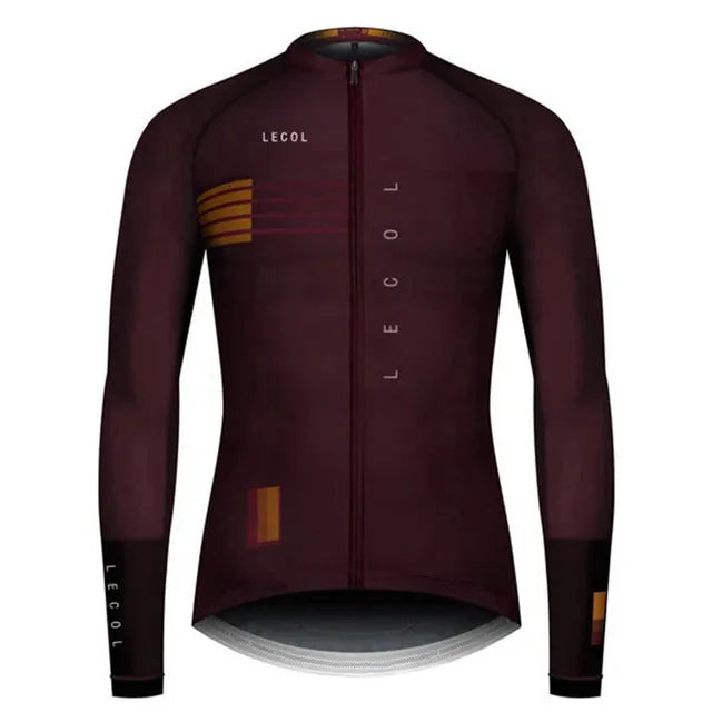 Men's autumn full sleeve cycling jersey in long sleeve design with 11 colour options sizes XS to 4XL