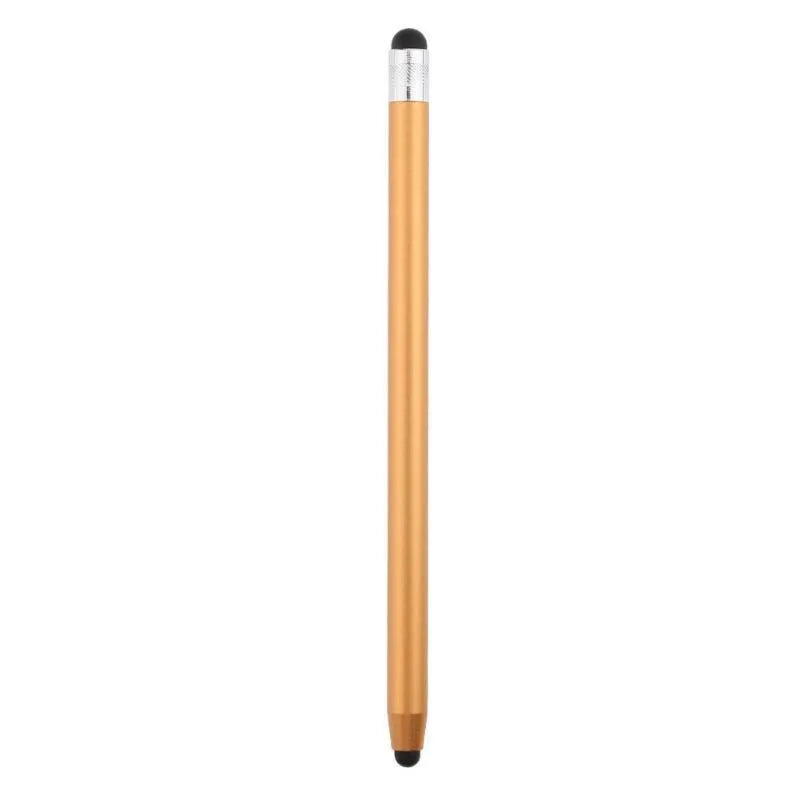 Metal touch screen stylus pen with double tip design in various colour options