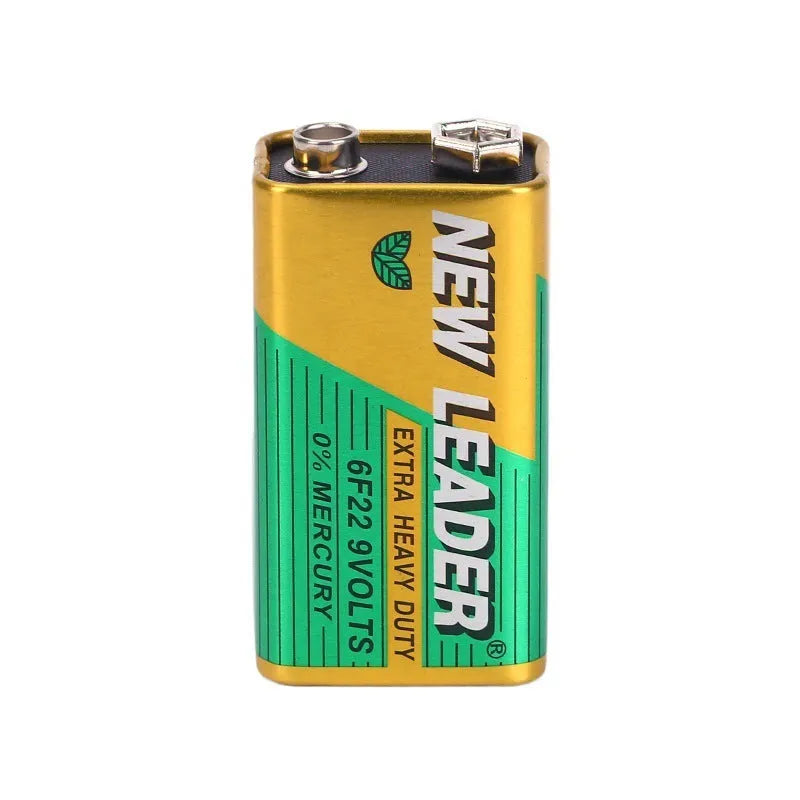 Xinlida 9V square alkaline battery, model 6F22, for microphones and walkie-talkies.