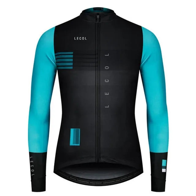 Men's autumn full sleeve cycling jersey in long sleeve design with 11 colour options sizes XS to 4XL
