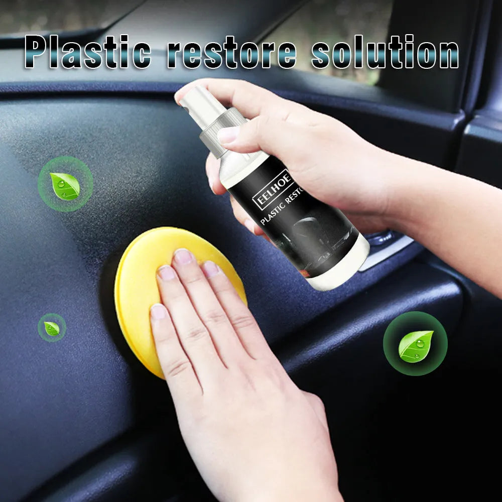 Plastic retreading agent in 30ml bottle for car trim restoration