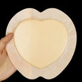 Large skin colour silicone bedsore dressing with adhesive backing for pressure ulcer care