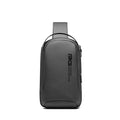 Men's business shoulder bag with USB charging port in Oxford cloth