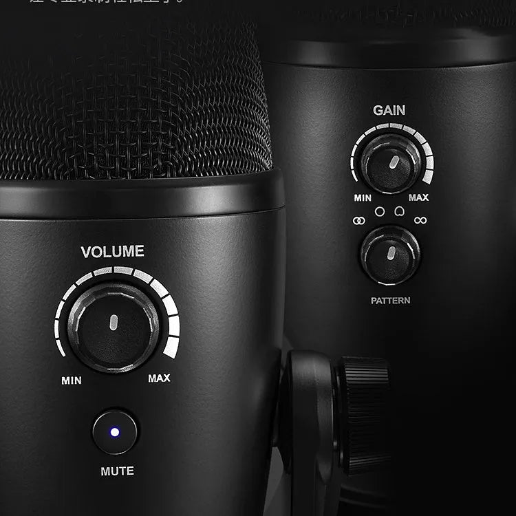 Black K Song wireless noise-cancelling microphone for mobile phone and computer karaoke