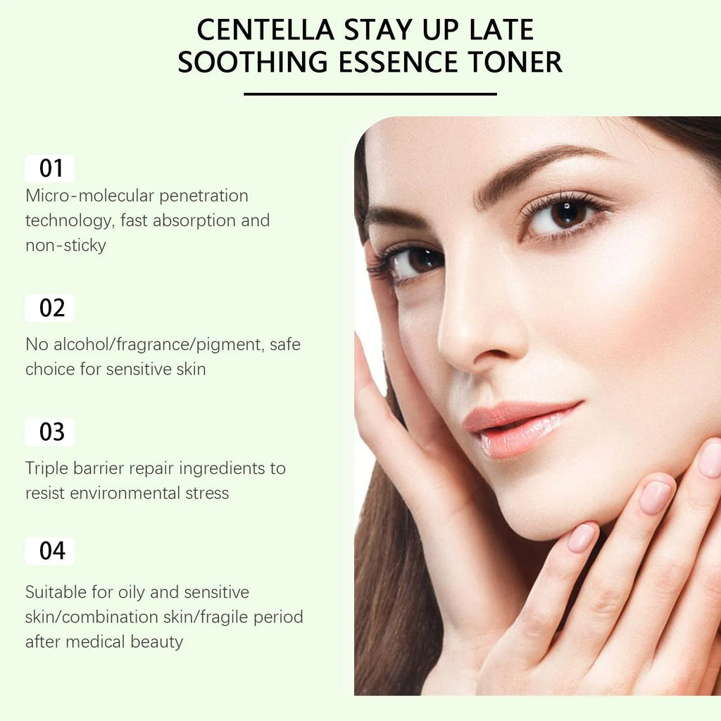 120ml bottle of Centella Asiatica Soothing & Fortifying Lotion with a dropper.