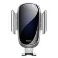 Universal adjustable smartphone car bracket mount shown in black, blue and silvery colour options