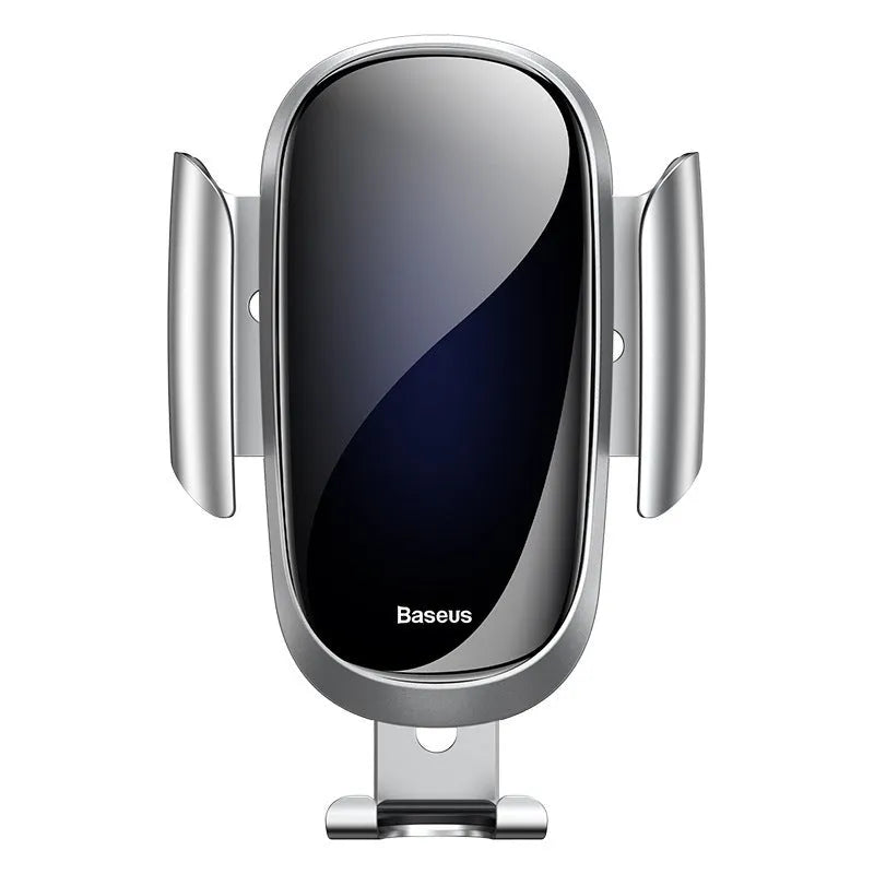Universal adjustable smartphone car bracket mount shown in black, blue and silvery colour options