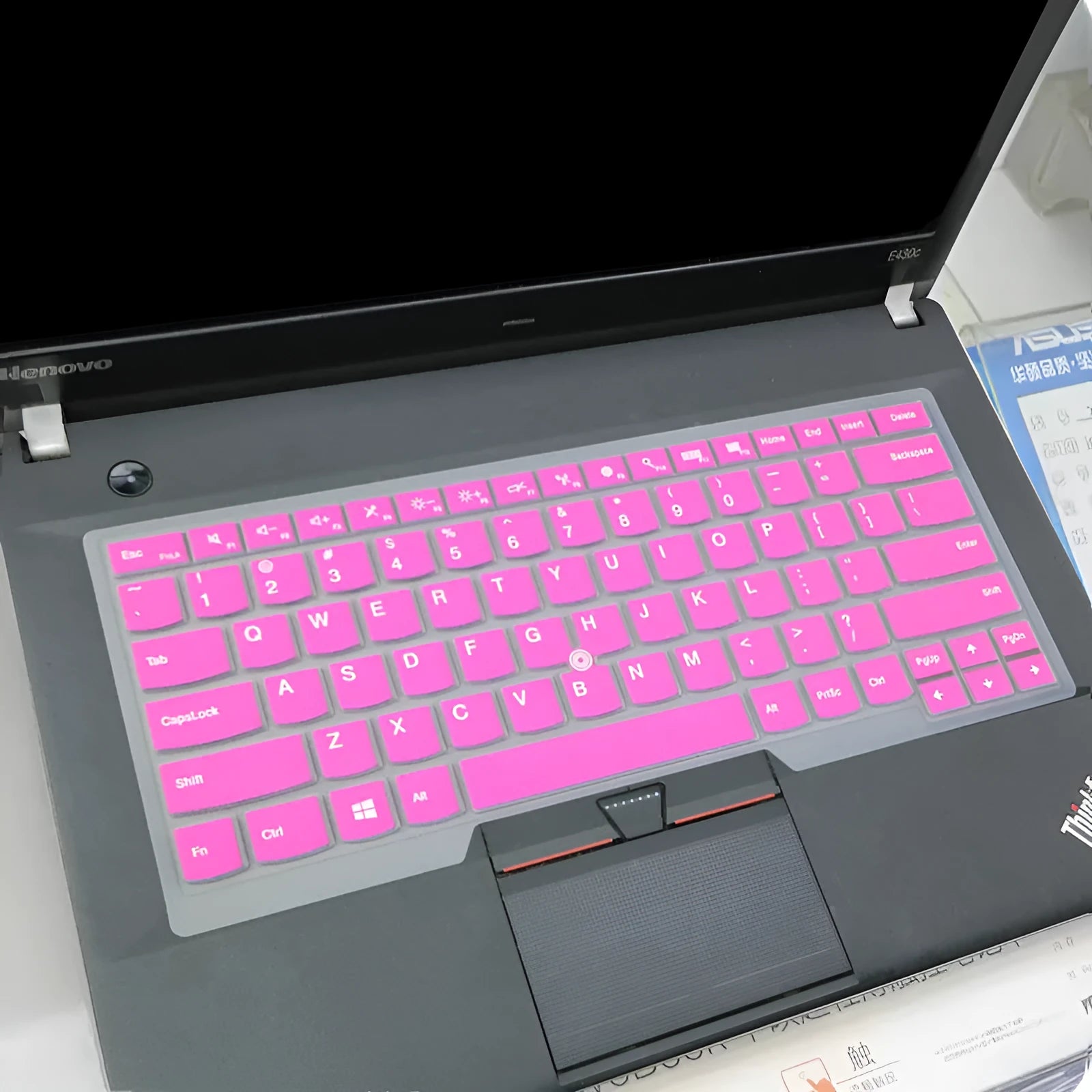 Laptop keyboard protective film for Lenovo 14-inch notebook silicone cover colourful translucent design