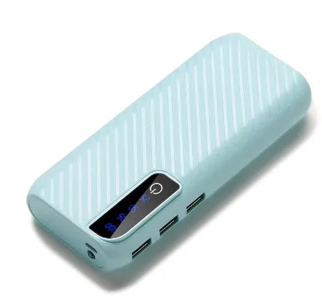 20000mAh mini power bank measuring 142x64x23mm with 2A fast charging port