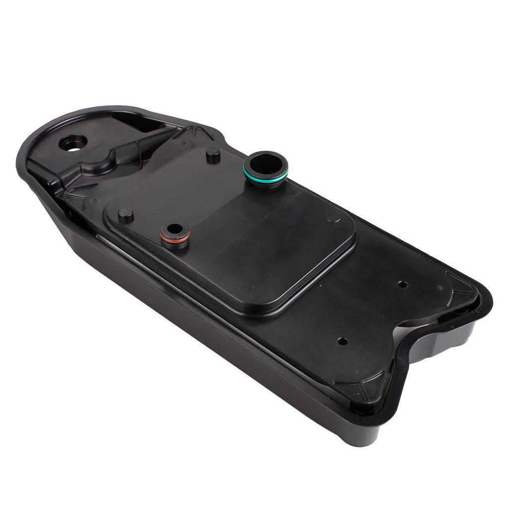 Black automotive ventilation filter for Ram truck 6.7L Cummins engine.