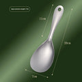 304 stainless steel meal spoon with solid colour finish and simple style design