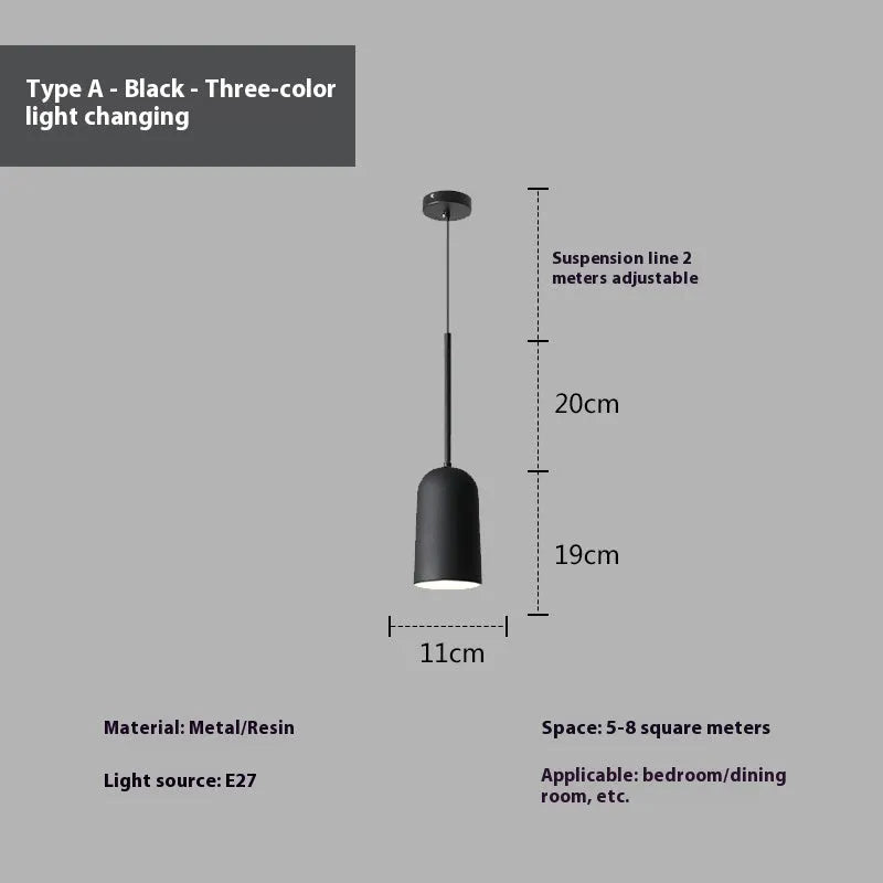 Retro creative chandelier hanging line lamp for living room dining room hotel homestay