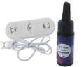 36W UV dryer lamp for epoxy and jewellery resin curing inside its portable storage box