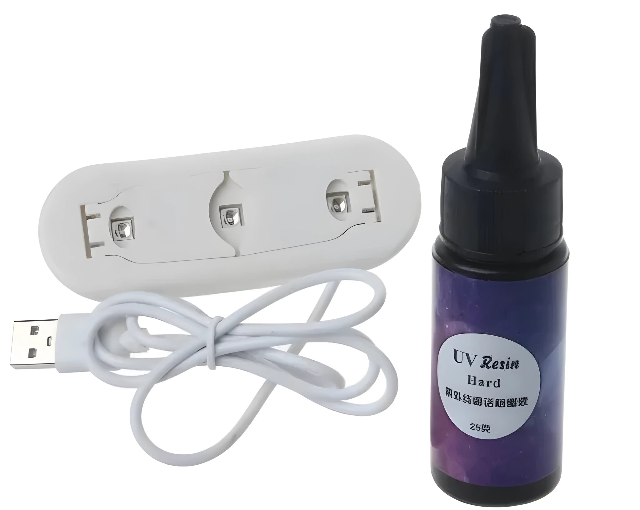 36W UV dryer lamp for epoxy and jewellery resin curing inside its portable storage box