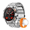 Bluetooth calling smart watch with IPS touch screen showing health monitoring display