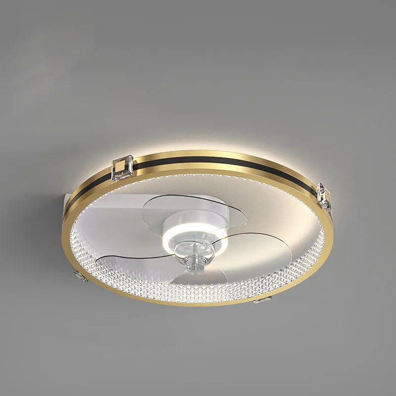 Modern simple Nordic design white LED ceiling lamp for a child's bedroom.