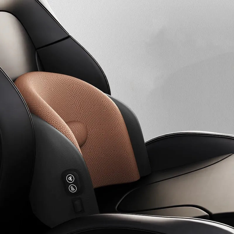 Car massage cushion with memory cotton construction and electric massage function