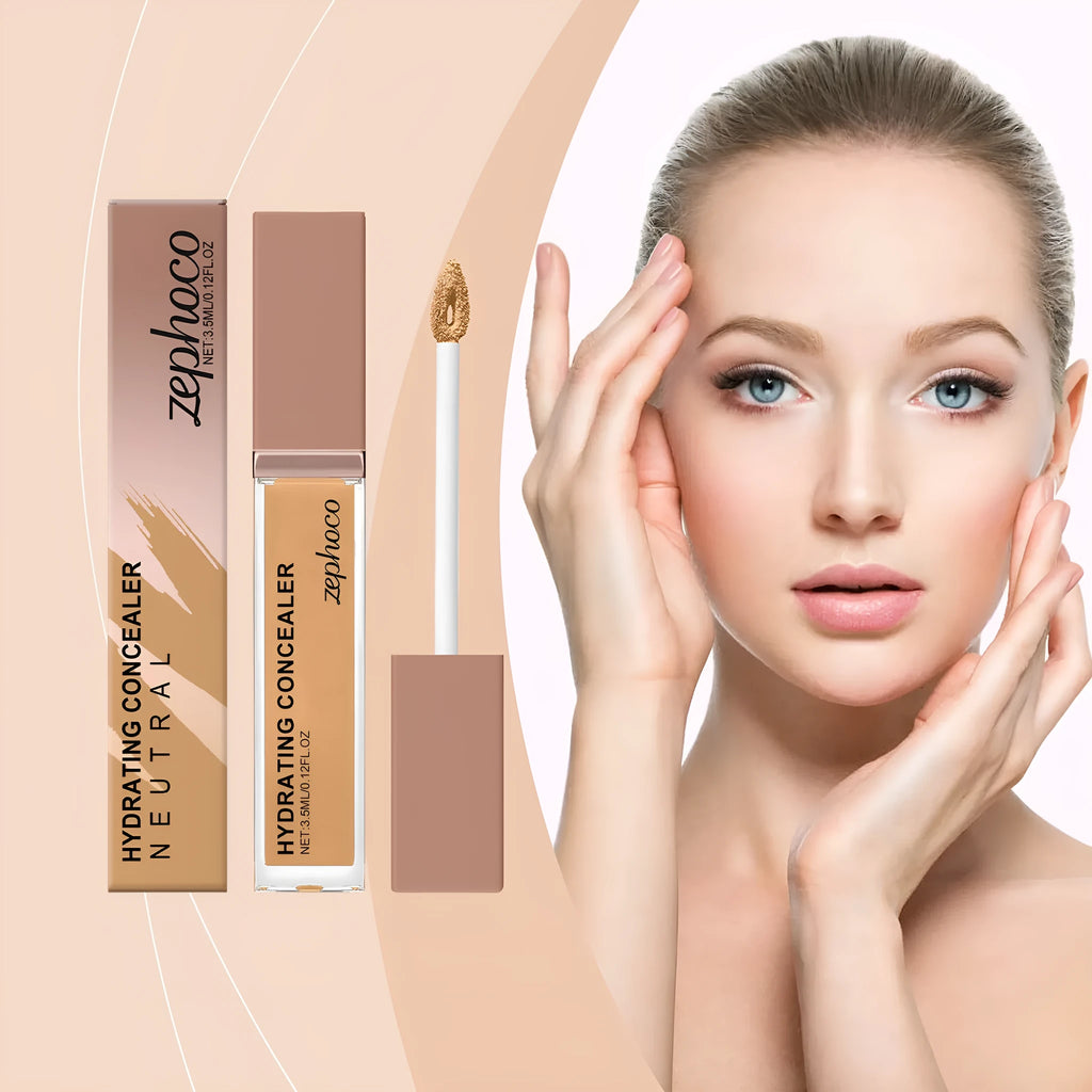 Medium skin tone moisturising liquid foundation and concealer in 3.5ml container