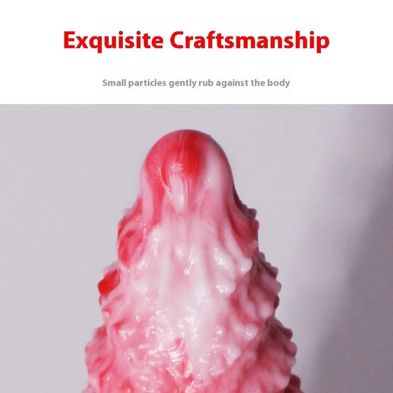 Pink penis-shaped silicone masturbation device for women with Berserker S and M size options
