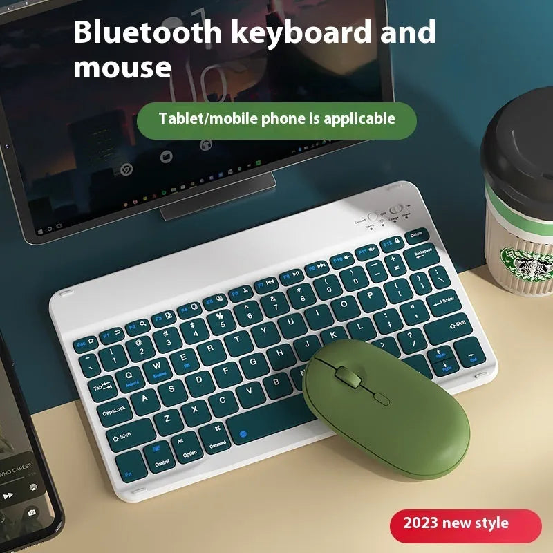 Bluetooth wireless keyboard for tablet and computer in one of 11 colour options.