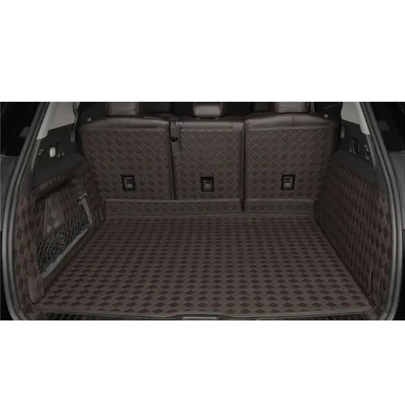 Genuine leather boot mat for Tesla Model 3 and Model Y vehicles in black colour