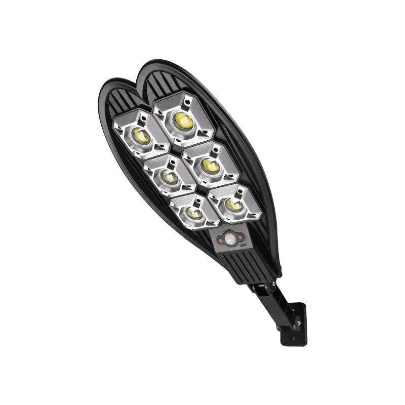Six-eye sword design solar garden lamp with polycrystalline panel and remote control for outdoor lighting