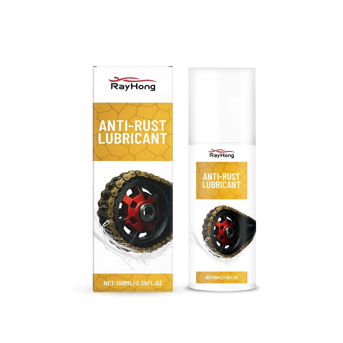 100ml anti-rust lubricant bottle for automobile rust protection and metal lubrication
